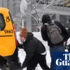 Millions under road travel bans as blizzard conditions slam US north-east