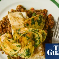 Stuart Gillies’ lentil recipes: braised with pasta and spiced with cod