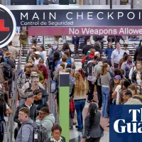 Why are US airport security lines so long – and how is it linked to Trump’s voting restrictions act?