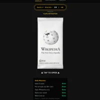 Oh no, Wikipedia has been turned into a gacha card game and I can already feel my time slipping away from me