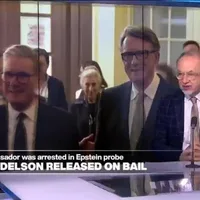 Former UK ambassador Mandelson released on bail after arrest over Epstein revelations