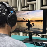 Closing your eyes to hear better might be a big mistake