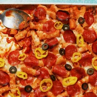 Sheet-Pan Pepperoni Pasta