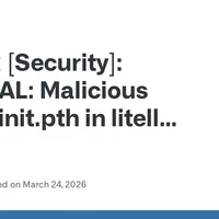 LiteLLM Python package compromised by supply-chain attack
